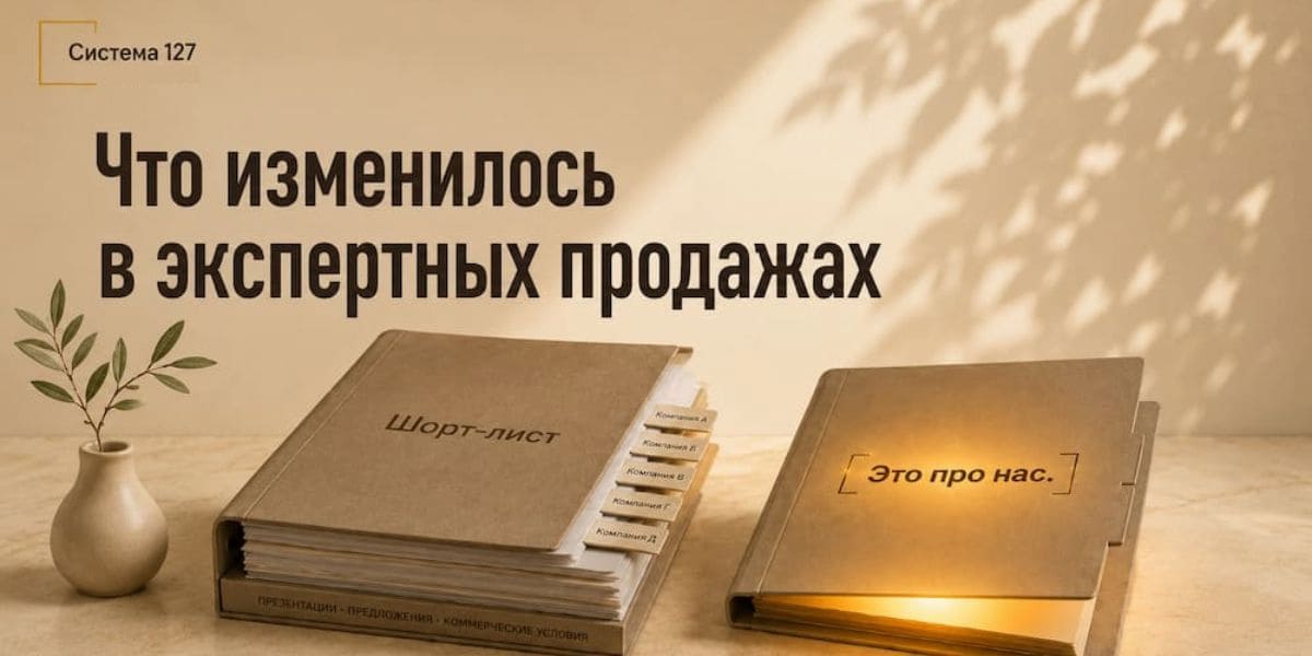 Что изменилось в экспертных продажах B2B: клиент приходит за пониманием, а не информацией