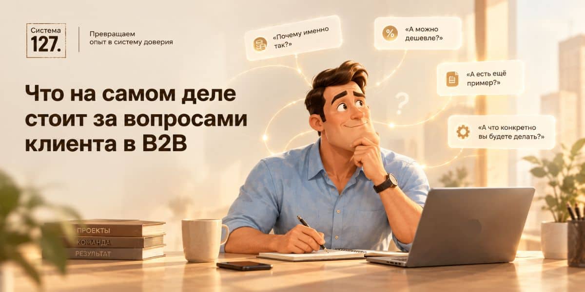 Что стоит за вопросами клиента в B2B — Система 127