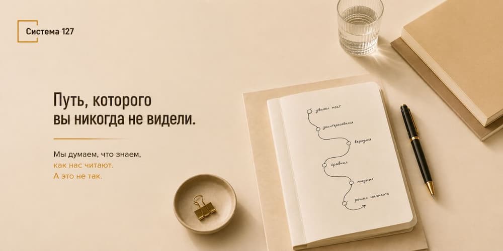 Маршрут клиента в блоге — реальный против предполагаемого