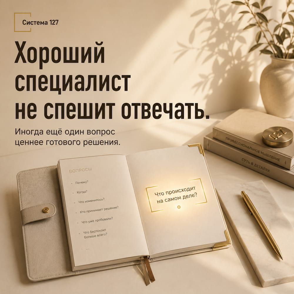 Хороший специалист не спешит отвечать