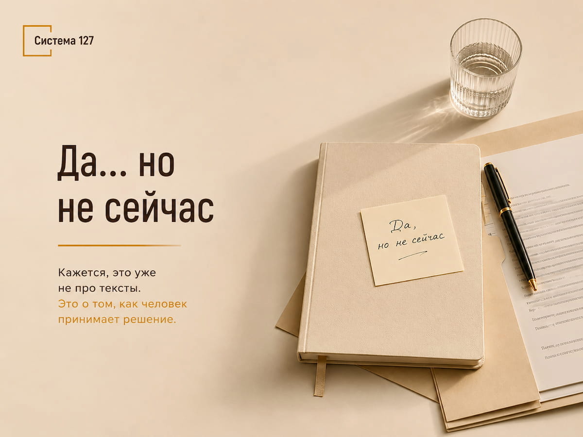 Почему не сейчас не всегда означает отказ