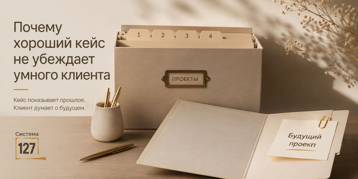 Почему кейс не убеждает B2B-клиента: кейс показывает прошлое, клиент думает о будущем