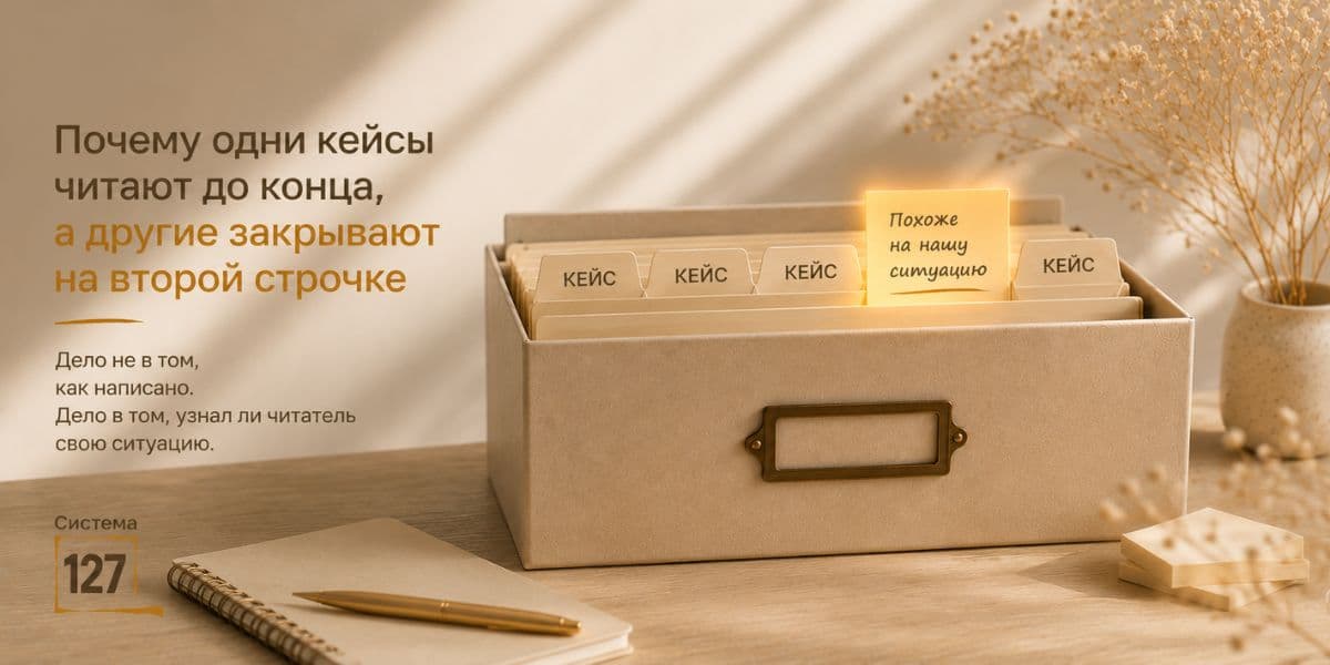 Почему одни кейсы хочется читать до конца — узнаваемая деталь важнее цифр