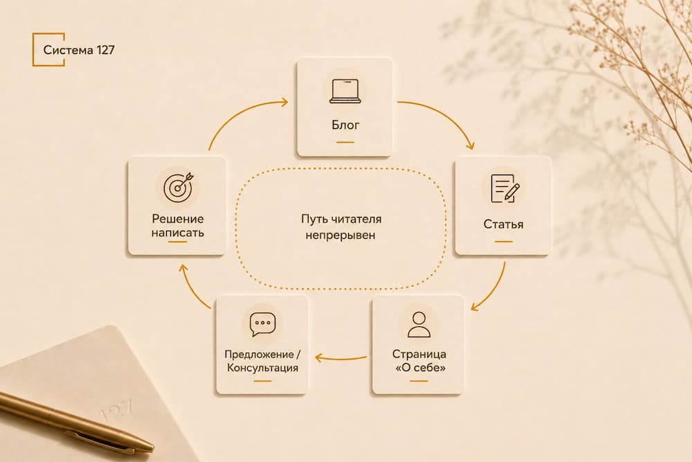Единый связанный маршрут — блог работает как система