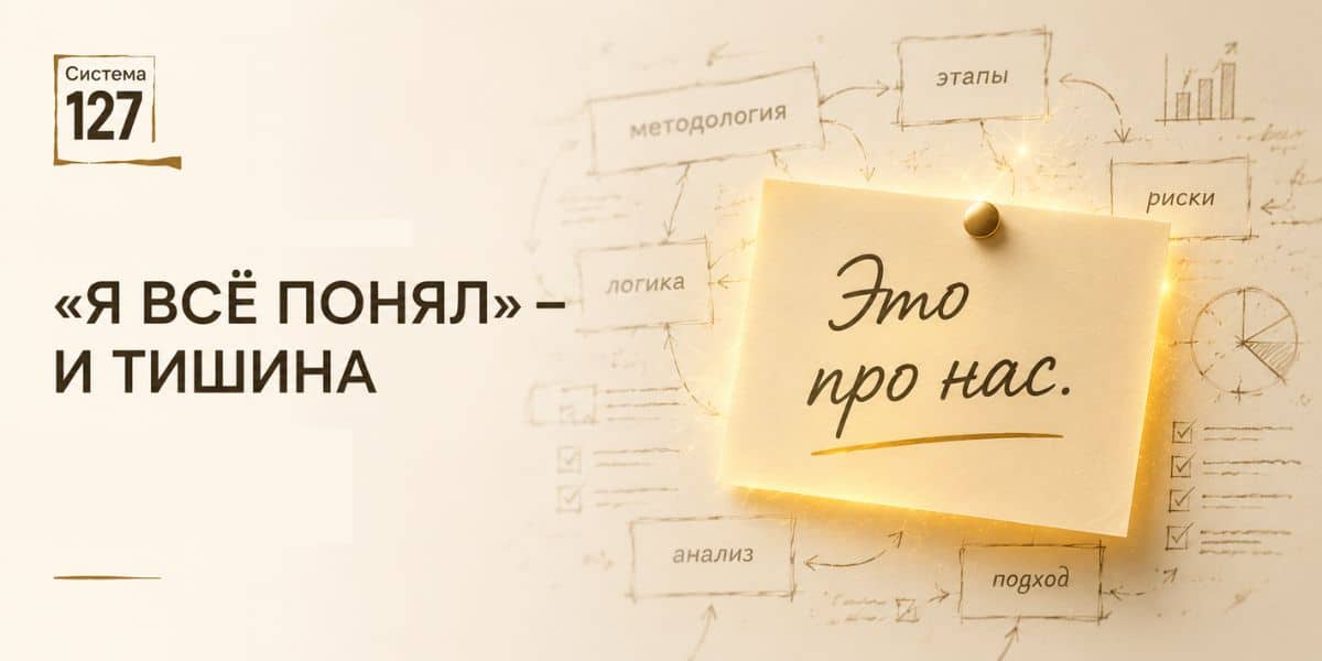 Человек понял всё и всё равно ничего не сделал. Почему понимание не запускает решение обратиться.